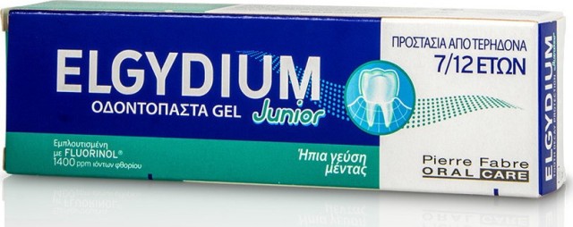 Elgydium Junior Toothpaste Gel Mild Mint 50ml