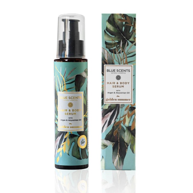 Blue Scents Hair & Body Serum Golden Summer Πλούσιος Ορός Για τα Μαλλιά & το Σώμα 100ml