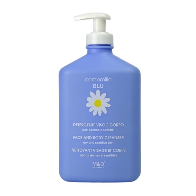 Camomilla Blu Face & Body Cleanser Υγρό Καθαρισμού για Ξηρό & Ευαίσθητο Δέρμα με Τάση Ατοπίας 500ml