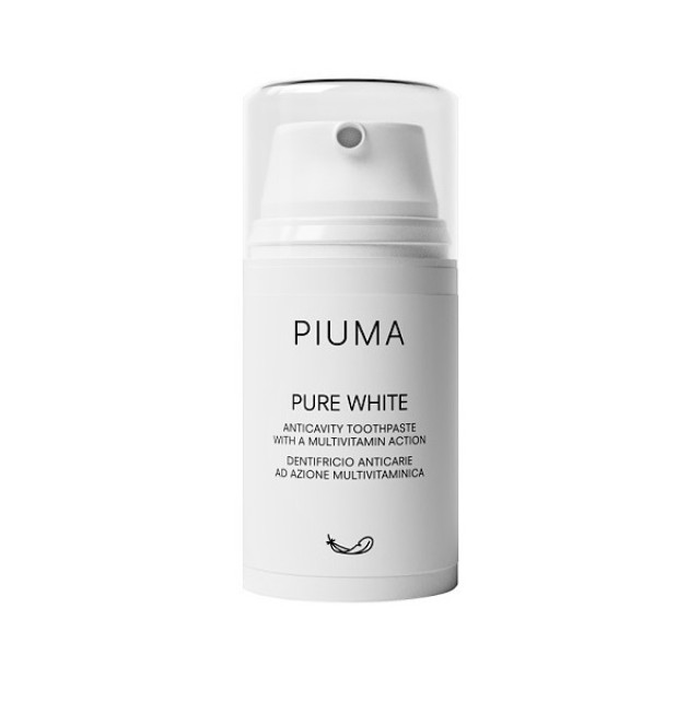 Piuma Pure White Οδοντόκρεμα Κατά της Τερηδόνας με Γεύση Μέντα 75ml