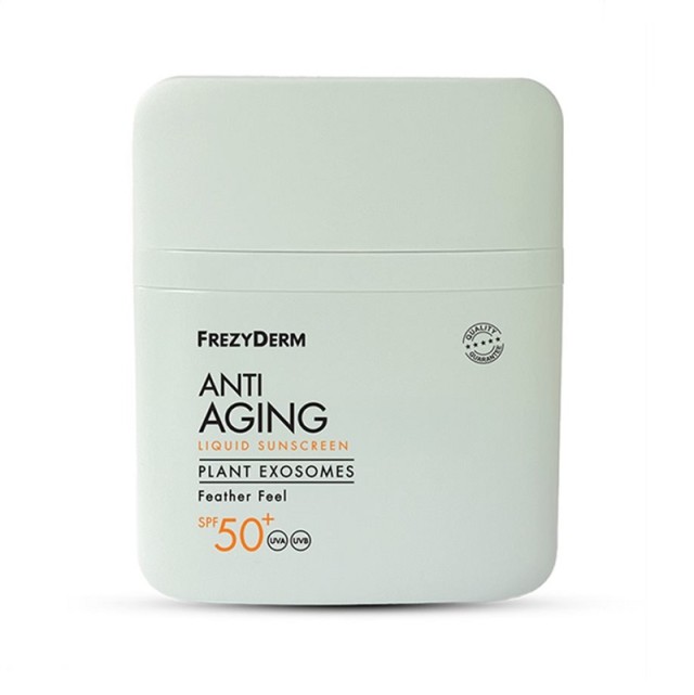 Frezyderm Anti Aging Liquid Sunscreen Plant Exosomes SPF50+ Αντηλιακό Προσώπου με Αντιγηραντική Δράση 50ml