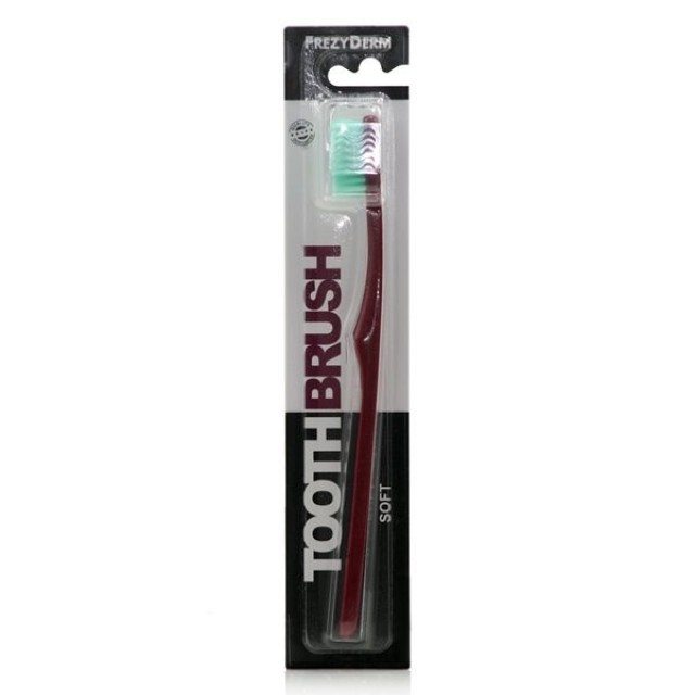 Frezyderm Toothbrush Soft Μαλακή Οδοντόβουρτσα Burgundy 1τμχ