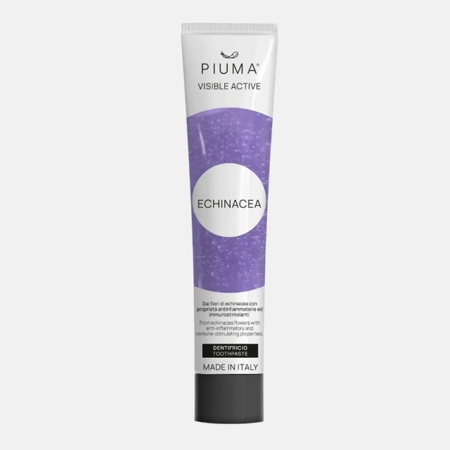 Piuma Visible Active Echinacea Oδοντόκρεμα με Εχινάκεια Αντιφλεγμονώδεις & Επουλωτικές Ιδιότητες - Μέντα 75ml