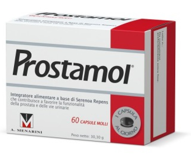 Menarini Prostamol Συμπλήρωμα Διατροφής για την Καλή Λειτουργία του Προστάτη 60 κάψουλες