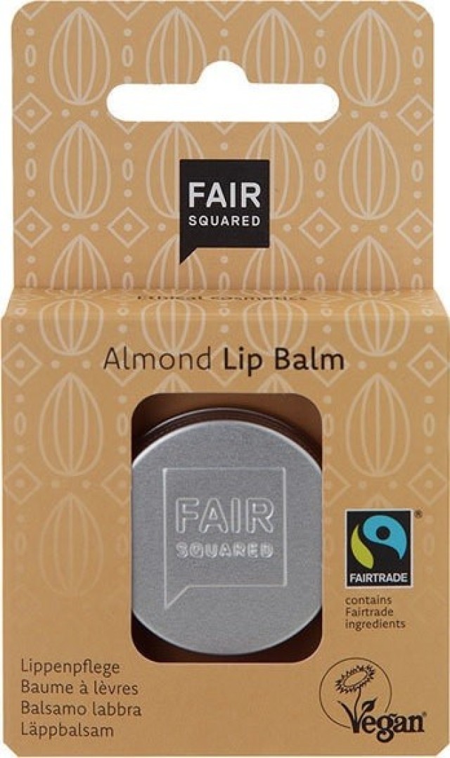 Fair Squared Lip Balm Almond Sun Βάλσαμο για τα Χείλη Αμύγδαλο 12gr