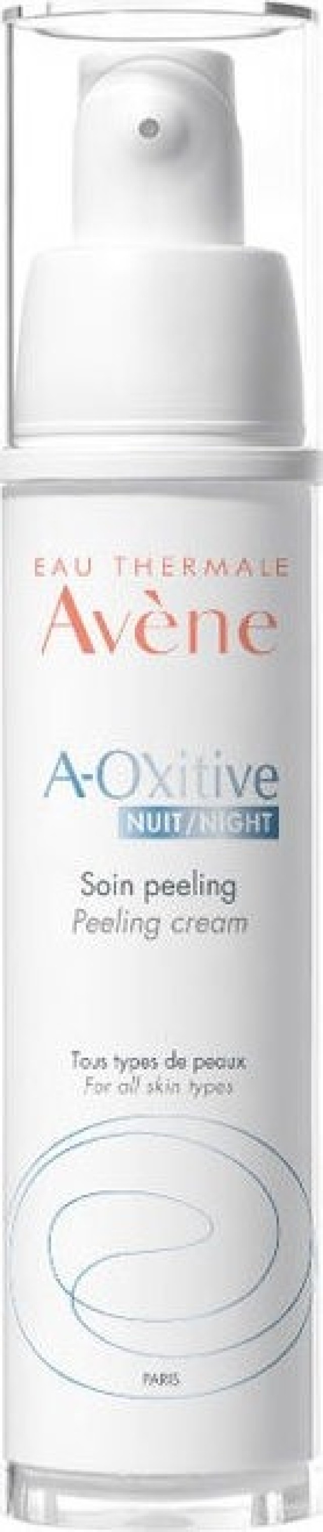 Avene A-Oxitive Soin Κρέμα Νύχτας με δράση Peeling για Λάμψη & Λείανση Για Τις Πρώτες Ρυτίδες 30ml