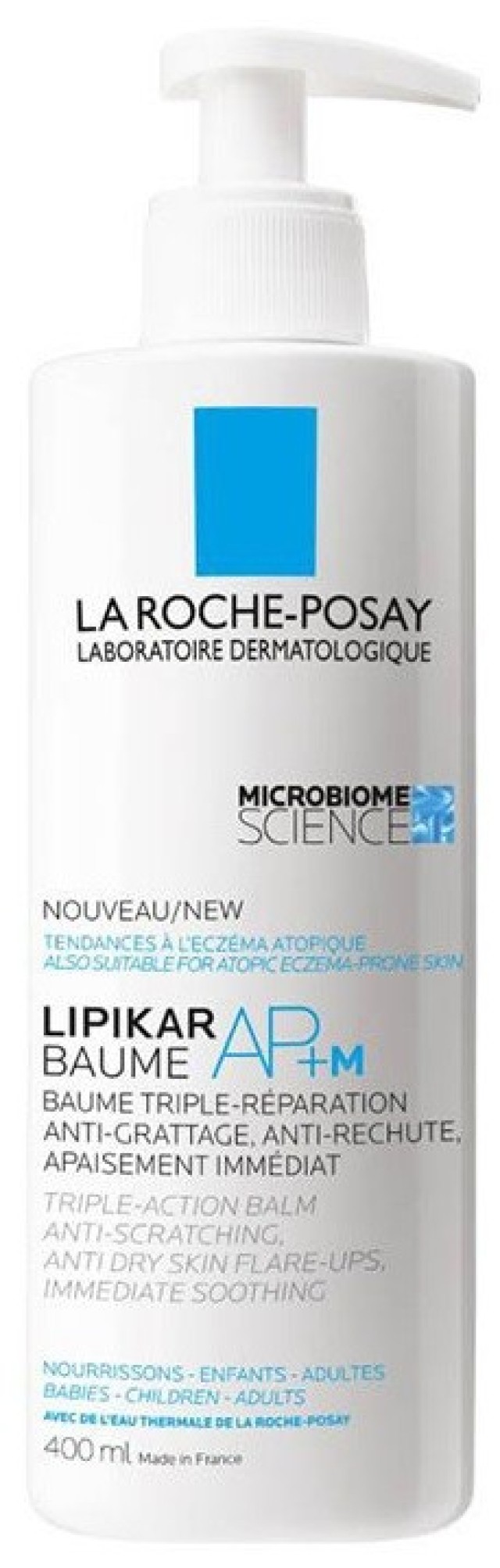 La Roche-Posay Lipikar Baume AP+ M Καταπραϋντικό & Επανορθωτικό Βάλσαμο για Πολύ Ξηρή Επιδερμίδα 400ml