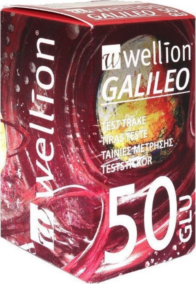 Wellion Galileo Ταινίες Μέτρησης Σακχάρου 50 τμχ