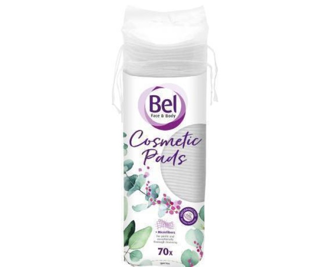 Bel Cosmetic Pads Στρογγυλοί Δίσκοι Ντεμακιγιάζ 70τμχ