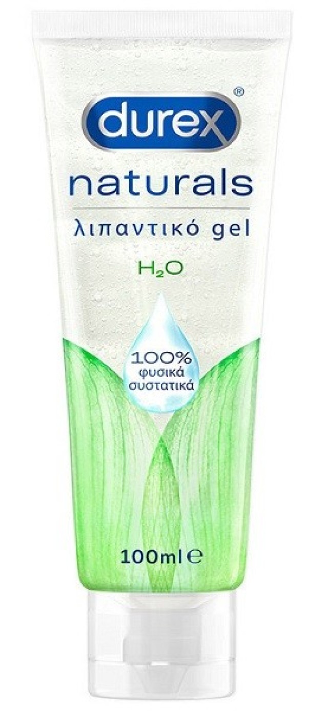 Durex Naturals H2O Ενυδατικό Λιπαντικό Gel με 100% Φυσικά Συστατικά 100ml