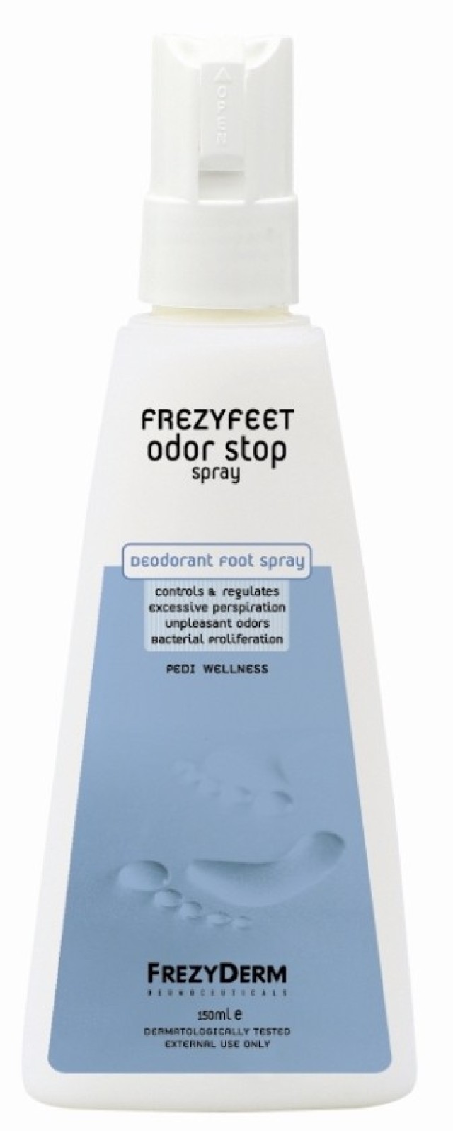 FrezyDerm FrezyFeet Odor Stop Spray Αποσμητικό Σπρέι Ποδιών 150ml