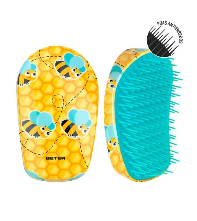 Beter Wild Collection Detangling Brush Παιδική Βούρτσα Μαλλιών για το Ξεμπέρδεμα, Κίτρινη 1τμχ