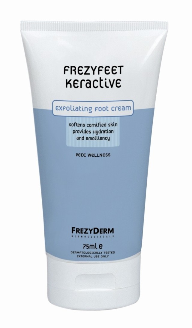 FrezyDerm FrezyFeet Keractive Cream Απολεπιστική Κρέμα Ποδιών 75ml