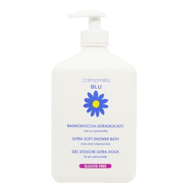 Camomilla Blu Ultra Soft Shower Bath Sulfate Free Πολύ Απαλό Αφρόλουτρο Χωρίς Θειικά Άλατα 500ml