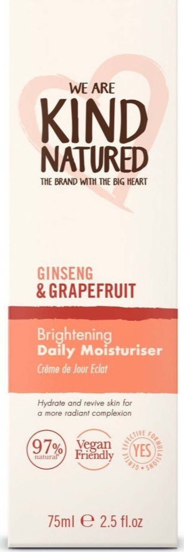 Kind Natured Brightening Ginseng & Grapefruit Daily Moisturiser Ενυδατική Θρεπτική Κρέμα Ημέρας Πλούσια σε Βιταμίνες 75ml