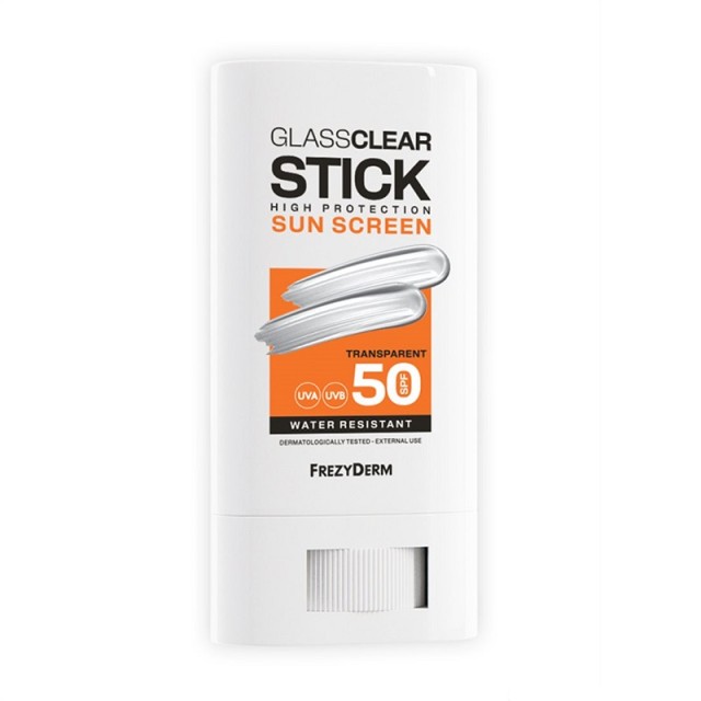 Frezyderm Sun Screen Glassclear Stick SPF50 Διάφανο Αντηλιακό Stick Ανάλαφρης Αίσθησης 20ml