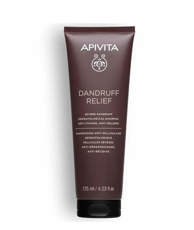 Apivita Dandruff Relief Σαμπουάν Κατά της Έντονης Πιτυρίδας, του Κνησμού & της Επανεμφάνισης 125ml
