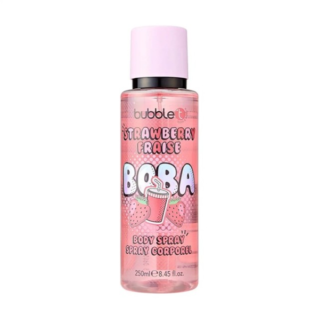 Bubble T Boba Strawberry Fraise Body Spray Mist με Άρωμα Φράουλας 250ml