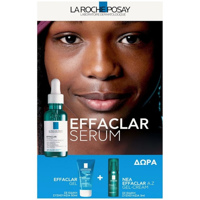 La Roche Posay Promo Effaclar Serum Ultra Concentrated Ορός Απολέπισης 30ml & Δώρο Effaclar Gel 50ml & Effaclar A.Z Gel-Cream 3ml