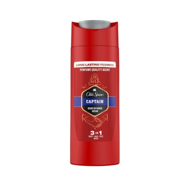 Old Spice Captain 3in1 Travel size Ανδρικό Αφρόλουτρο & Σαμπουάν 90ml