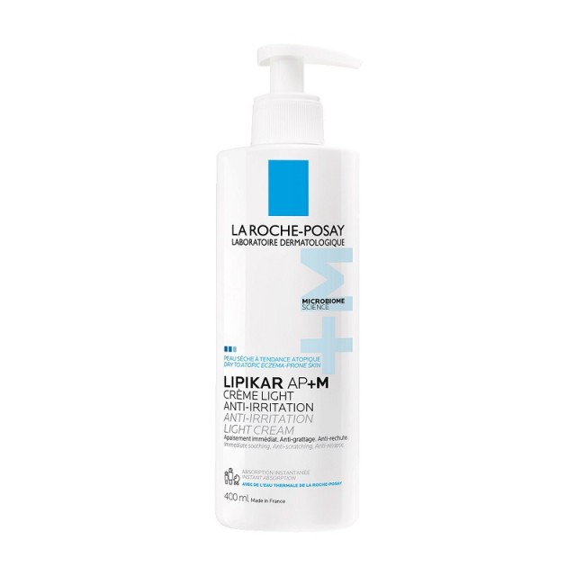 La Roche Posay Lipikar Creme Light AP+M Ελαφριά Μαλακτική Κρέμα για Ξηρό Δέρμα με Τάση Ατοπίας 400ml