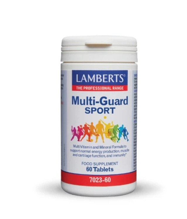 Lamberts Multi Guard Sport Πολυβιταμινούχο Σκεύασμα για Αθλητές 60Tabs