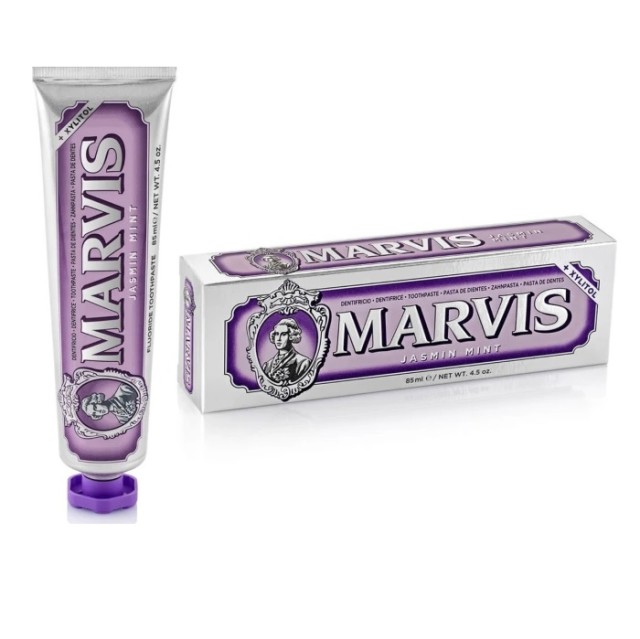 Marvis Jasmin Mint Toothpaste Οδοντόκρεμα με Γεύση Γιασεμί & Μέντα 85ml