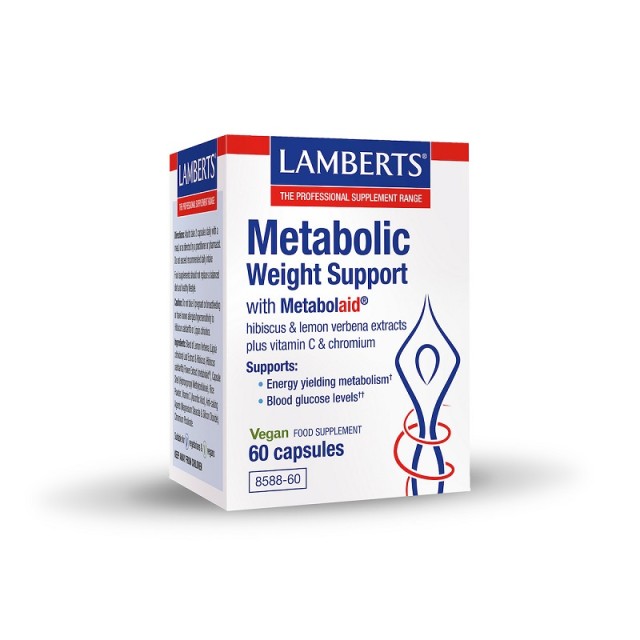 Lamberts Metabolic Weight Support Συμπλήρωμα για την Υποστήριξη του Μεταβολισμού 60caps