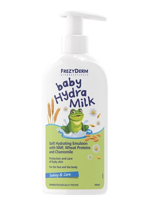 Frezyderm Baby Hydra Milk Απαλό Βρεφικό Ενυδατικό Υδρογαλάκτωμα 300ml