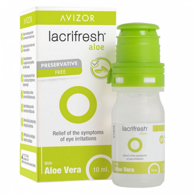 Avizor Lacrifresh Aloe Οφθαλμικές Σταγόνες για Ξηροφθαλμία 10ml