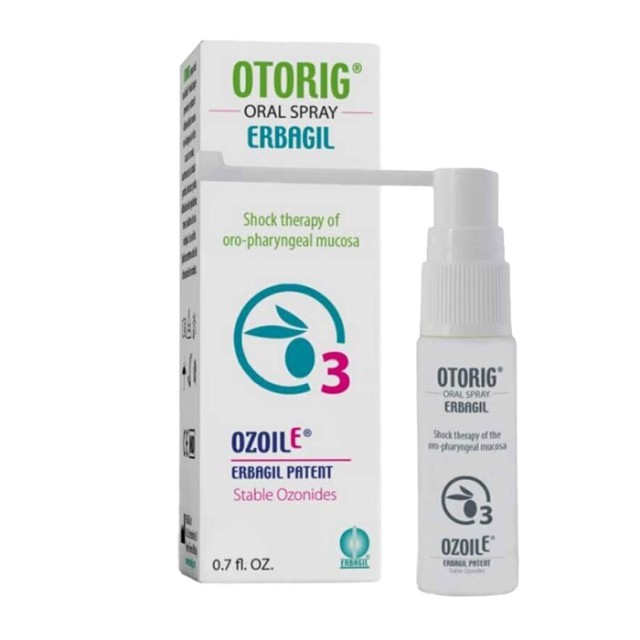 Erbagil Otorig Oral Spray για Πονόλαιμο και Λοιμώξεις του Στοματοφαρυγγικού Βλενογόννου 20ml