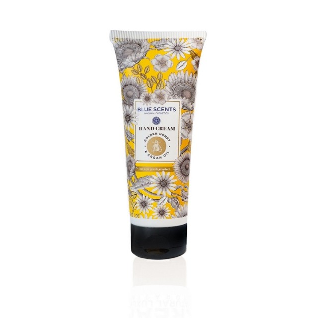 Blue Scents Hand Cream Golden Honey Ενυδατική Κρέμα Χεριών με Αρωματικές Νότες Μελιού, Γιασεμιού & Argan 75ml