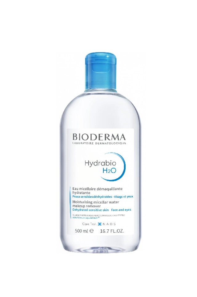Bioderma Hydrabio H2O Moisturising Micellar Water Makeup Remover για Ξηρό και Ευαίσθητο Δέρμα 500ml