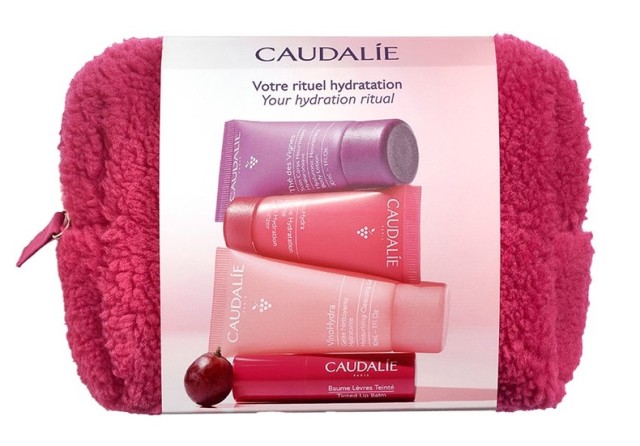 Caudalie Your Hydration Ritual Winter Pouch Travel Set για Ενυδάτωση με 4 Travel-Size Προϊόντα