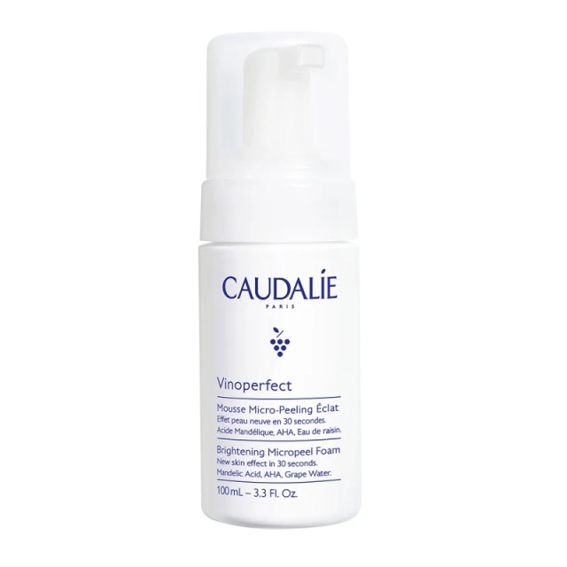 Caudalie Vinoperfect Mousse Micro-Peeling Eclat Αφρός Καθαρισμού & Ήπιας Απολέπισης 100ml