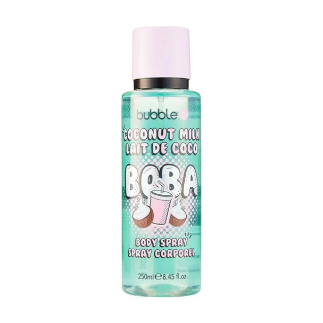 Bubble T Boba Coconut Milk Body Spray Mist με Άρωμα Καρύδας 250ml