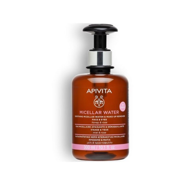 Apivita Cleansing Micellar Water New Formula Νερό Καθαρισμού Micellar για Πρόσωπο & Μάτια 300ml