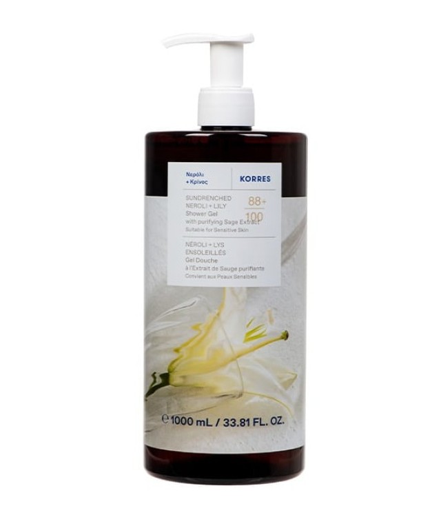 Korres Νερόλι και Κρίνος Body Cleanser Αφρόλουτρο 1lt