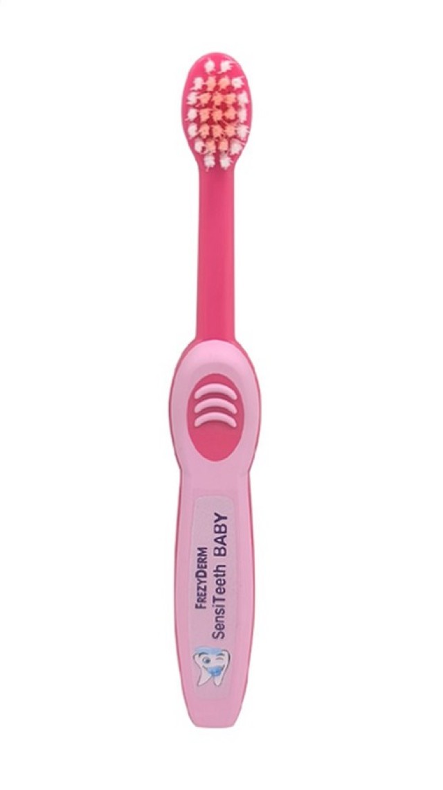 Frezyderm Sensiteeth Baby Toothbrush Soft Μαλακή Οδοντόβουρτσα για 6-36 Μηνών Ροζ 1τμχ