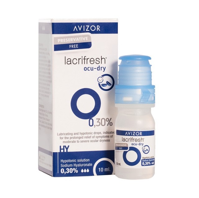 Avizor Lacrifresh Ocu-Dry 0.30% Οφθαλμικές Σταγόνες για Ξηροφθαλμία 10ml