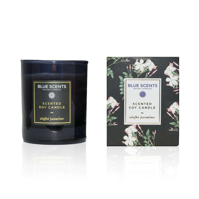 Blue Scents Scented Soy Candle Night Jasmine Αρωματικό Κερί Σόγιας 135gr