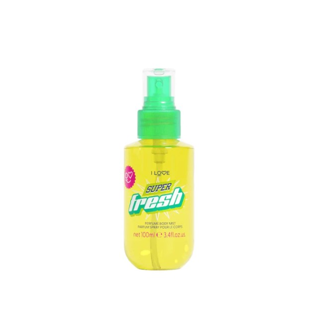 I LOVE Super Fresh Perfumed Body Mist Άρωμα Σώματος 100ml