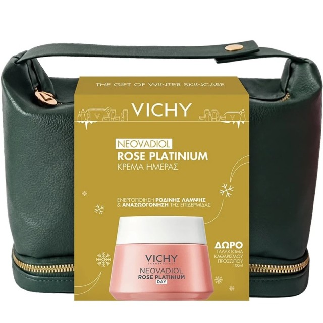 Vichy Promo Neovadiol Rose Platinium Day Cream 50ml & Δώρο Purete Thermale 3in1 One Step Cleanser Sensitive Skin & Eyes 100ml & Νεσεσέρ