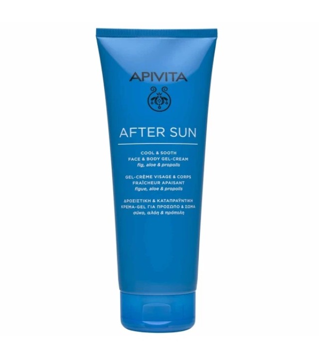 Apivita After Sun Δροσιστική & Καταπραϋντική Κρέμα-Gel για Πρόσωπο και Σώμα 200ml Limited Edition