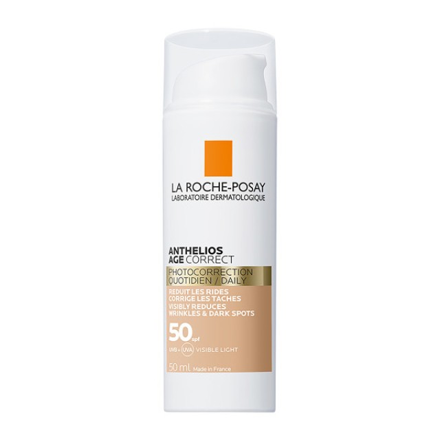 La Roche-Posay Αnthelios Age Correct SPF50 Αντηλιακό Προσώπου Κατά Των Σημαδιών Γήρανσης Με Χρώμα 50ml