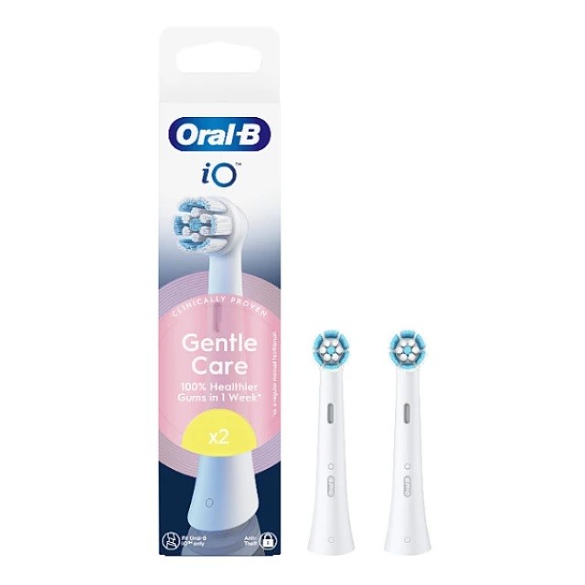Oral-B iO Gentle Care Ανταλλακτικές Κεφαλές 2τμχ